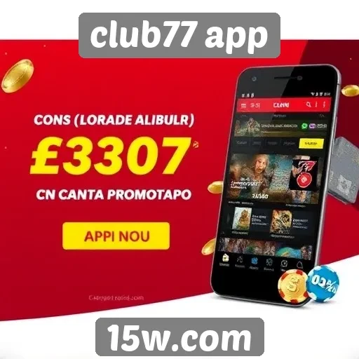 Nova promoção atraente no site Club77 App